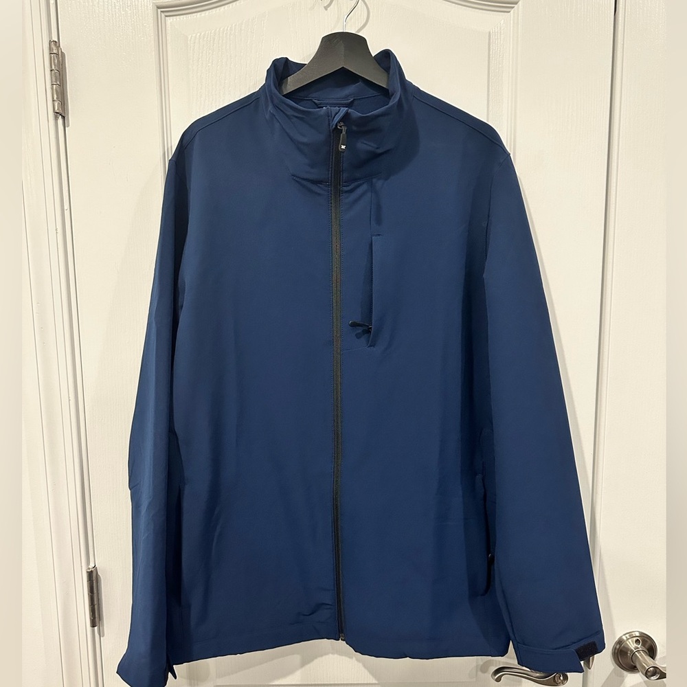 32 Degrees Navy Blue Men's Heat Full Zip Jacket, Size XL